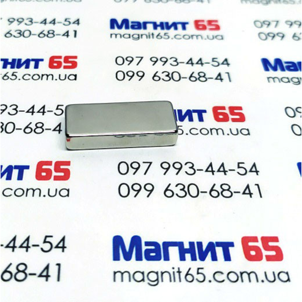 Неодимовий магніт прямокутник 25*10*5 зчеплення 6 кг