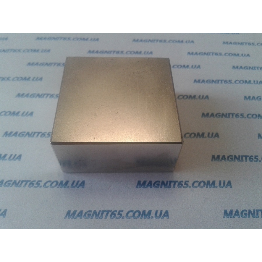 Неодимовий магніт квадрат 40*40*20 зчеплення 80 кг