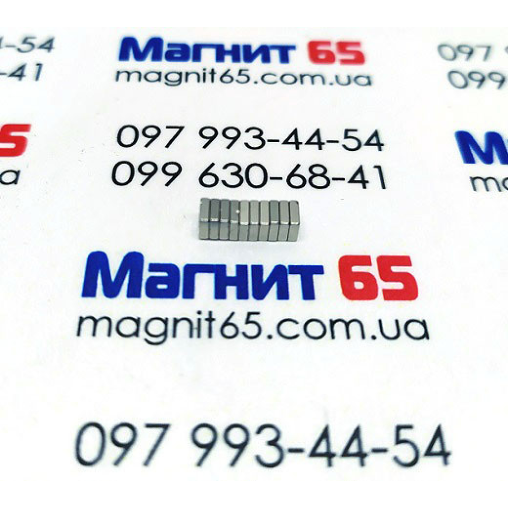Неодимовий магніт квадрат 3*3*1 зчеплення 230 гр