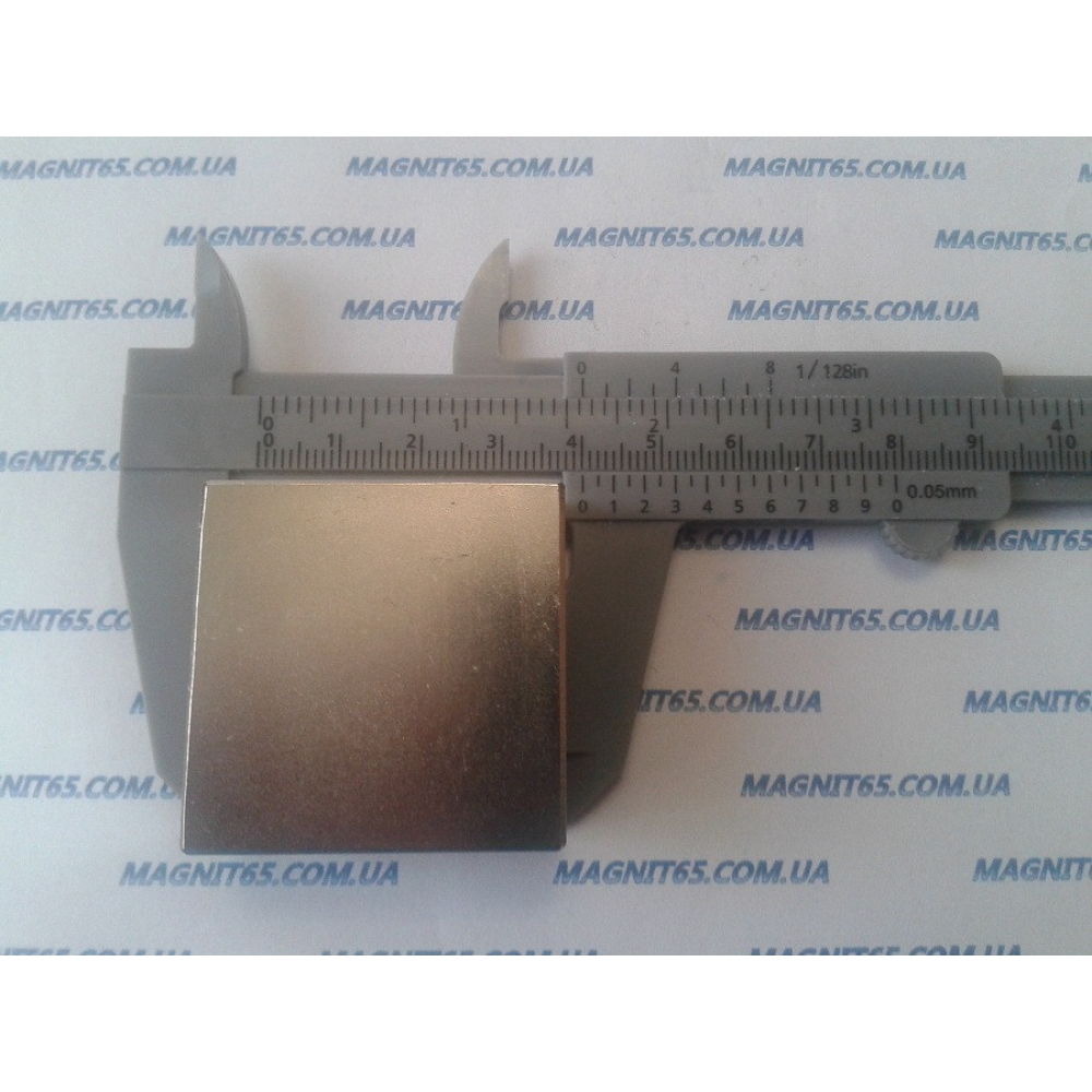Неодимовий магніт квадрат 40*40*20 зчеплення 80 кг