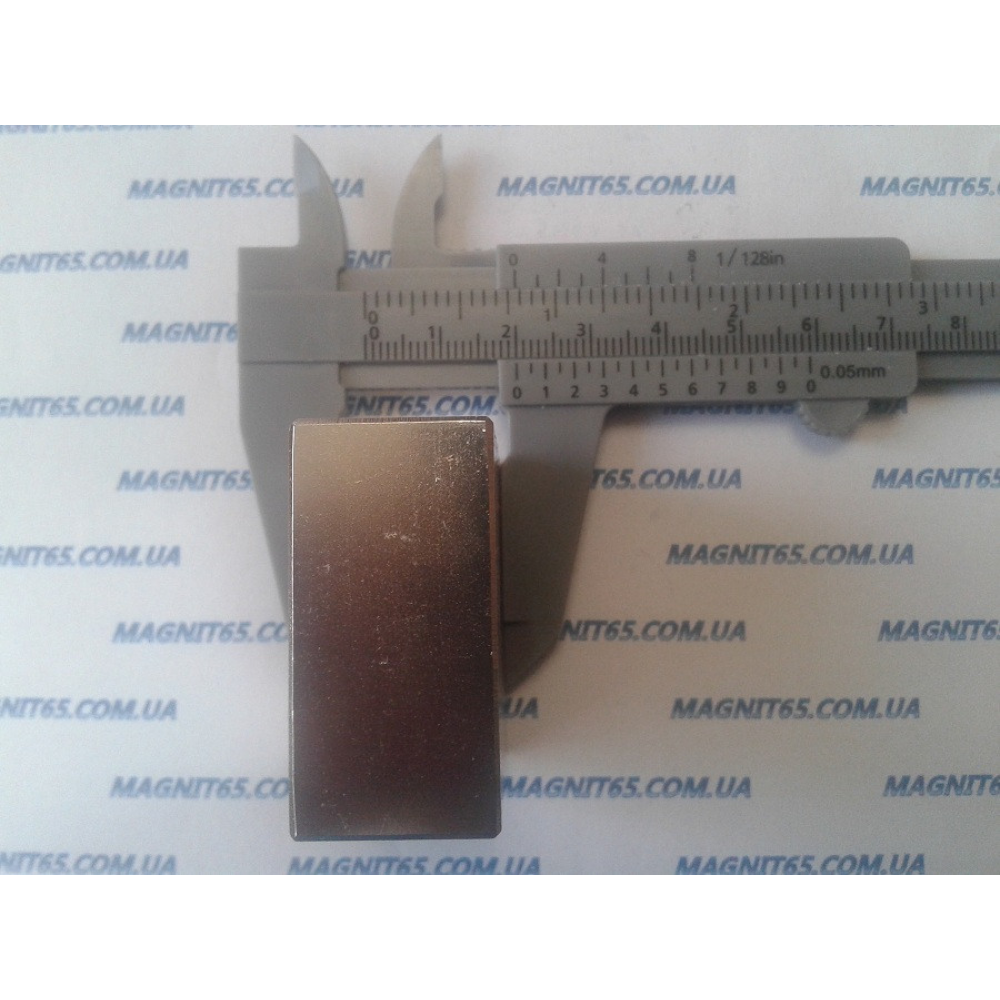 Неодимовий магніт квадрат 40*40*20 зчеплення 80 кг