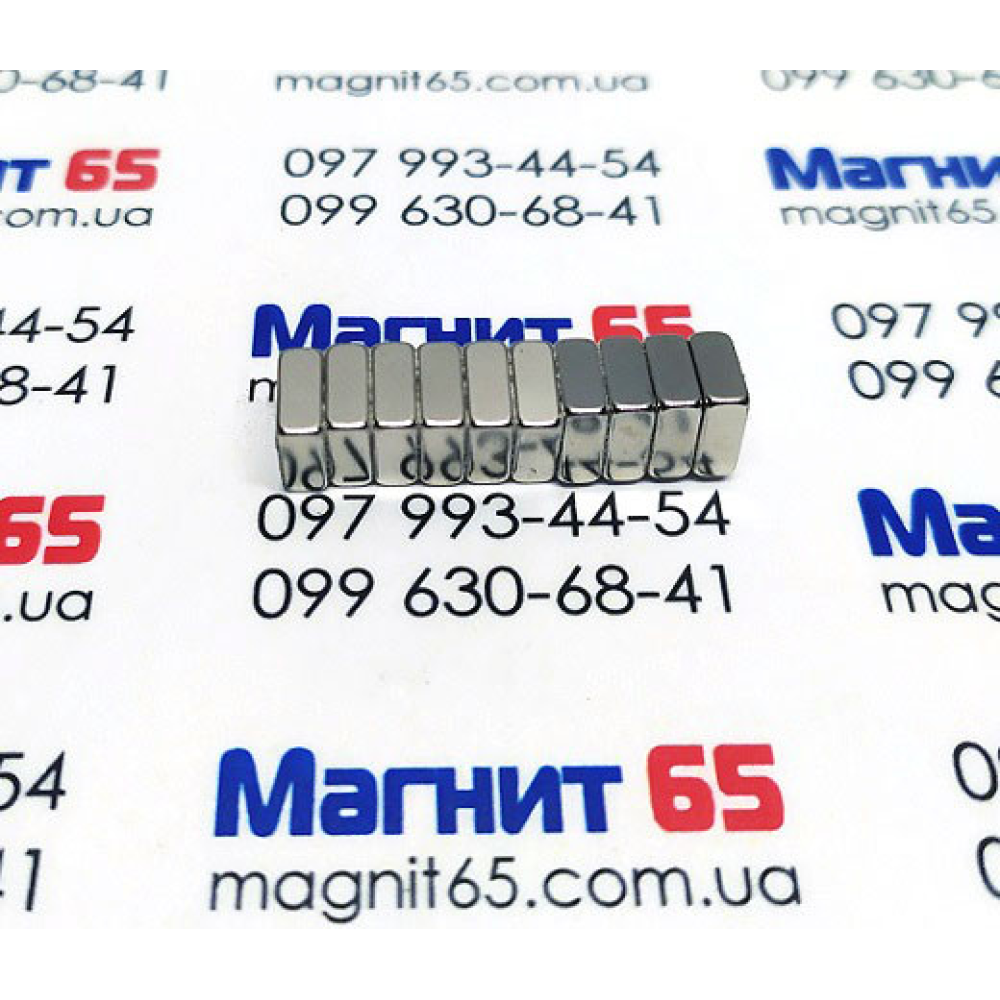 Неодимовий магніт прямокутник 6*4*2 зчеплення 640 г